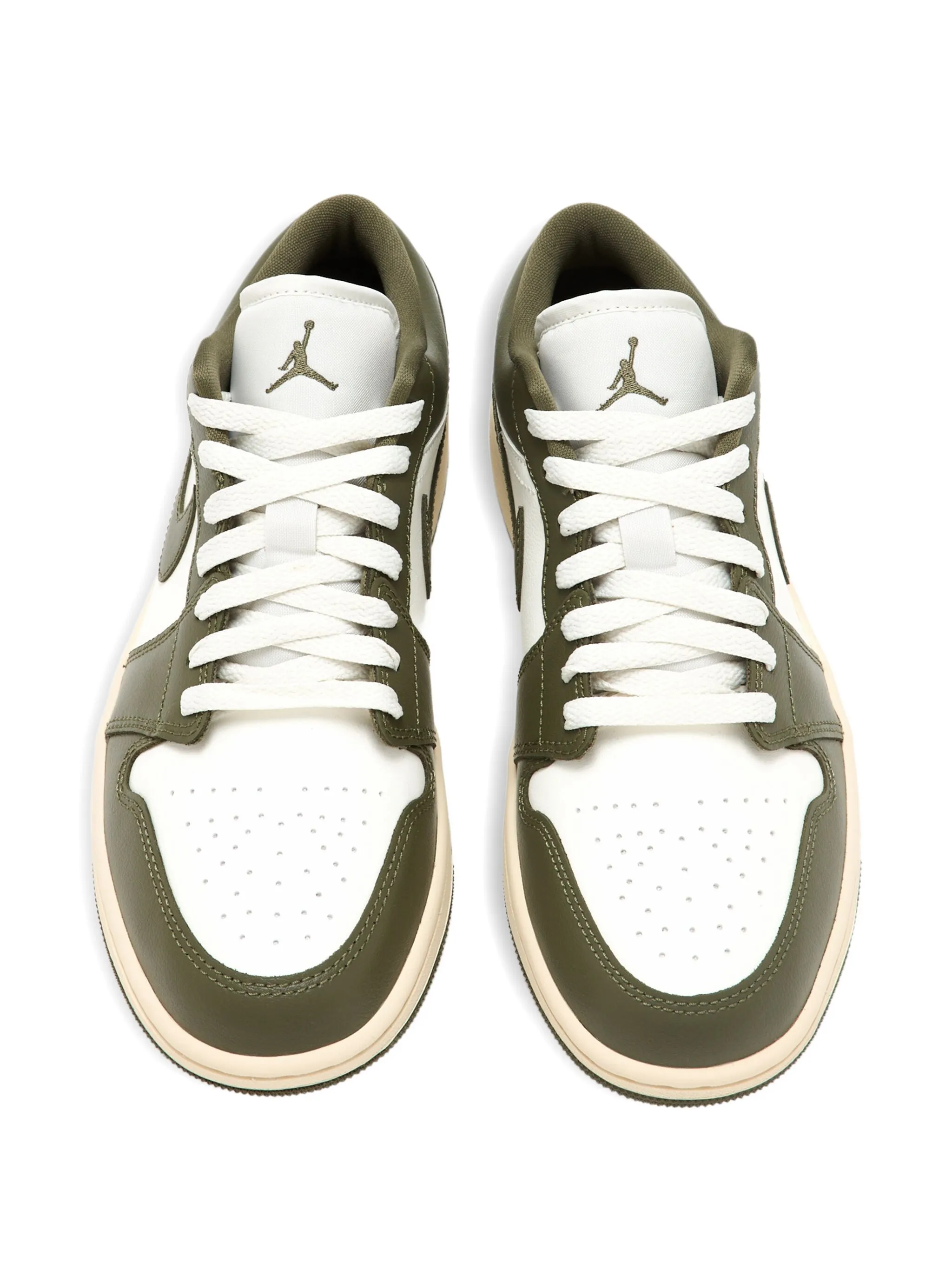 Кроссовки Jordan 1 Low Nike, зеленый — фото 3