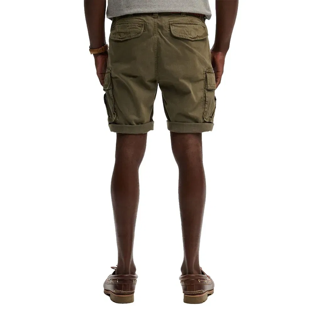 Мужские шорты карго с шестью карманами Superdry Core, Green — фото 2