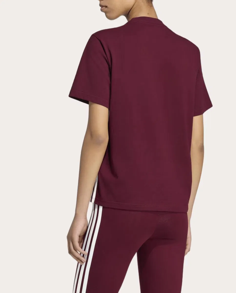 Футболки, Camisetas Casual W 3S SJ T, adidas, красный — фото 2