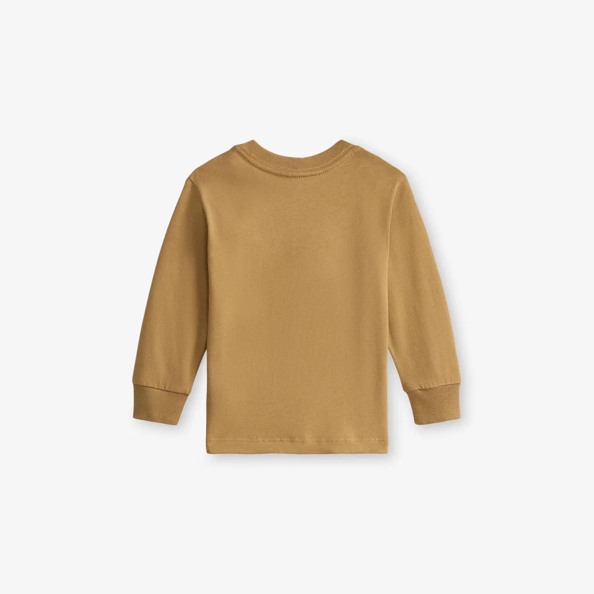 Хлопковая футболка с принтом медведя Polo Ralph Lauren, коричневый — фото 3