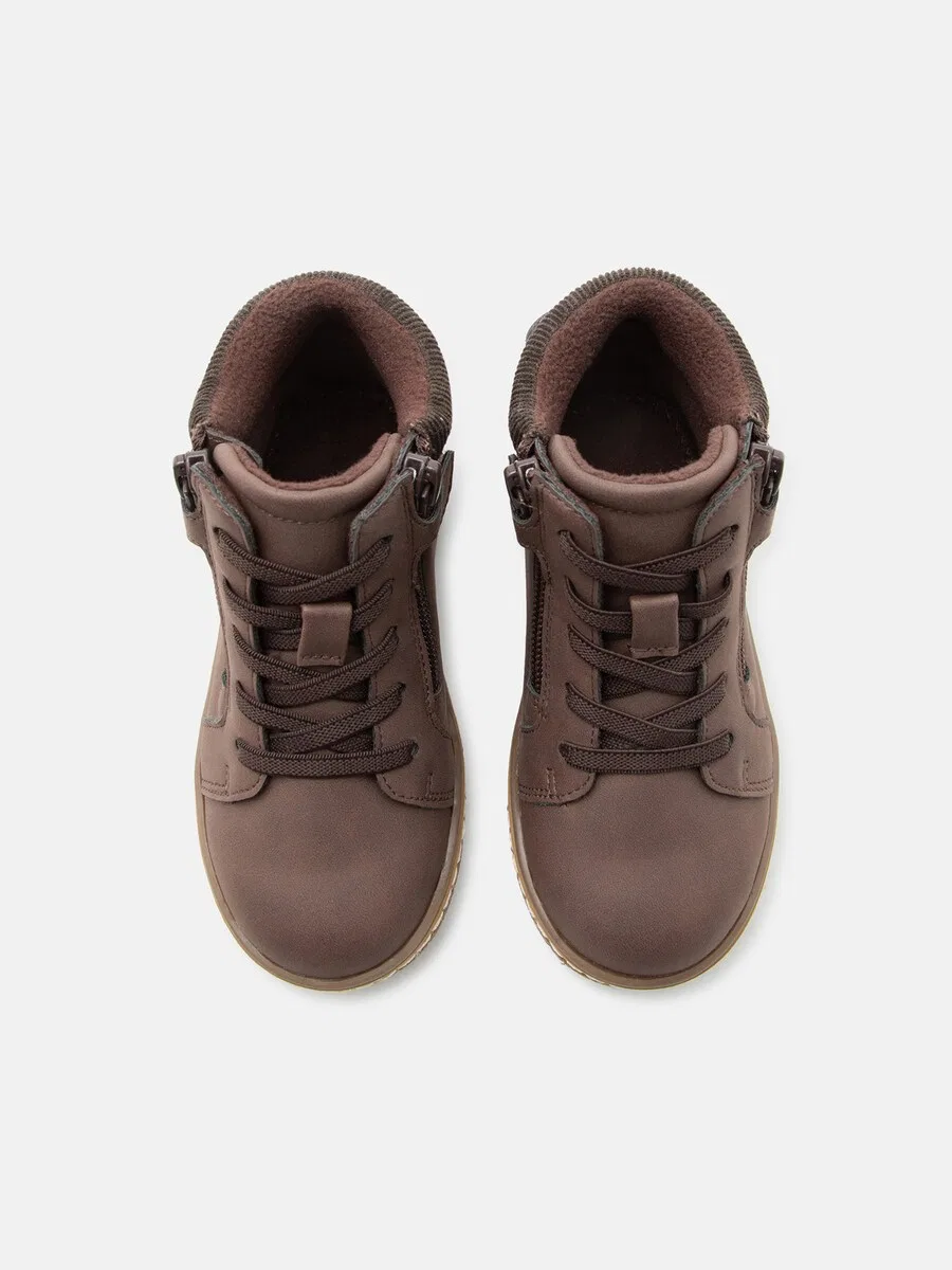 Ботинки Friboo темно-коричневого цвета — фото 3