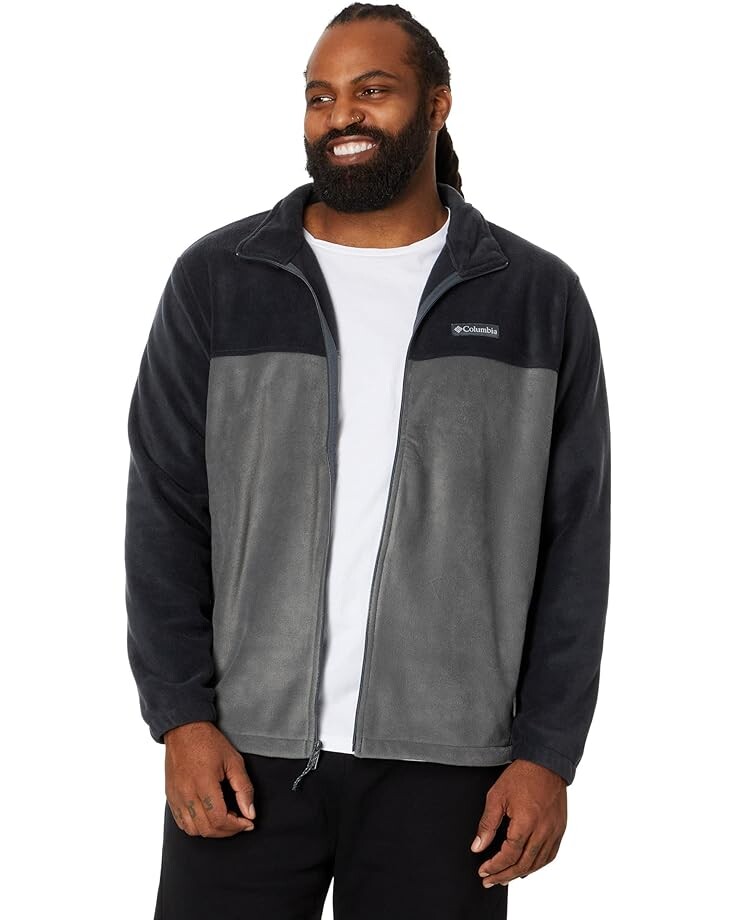 

Куртка Columbia Big & Tall Steens Mountain Full Zip 2.0, цвет Black/Grill