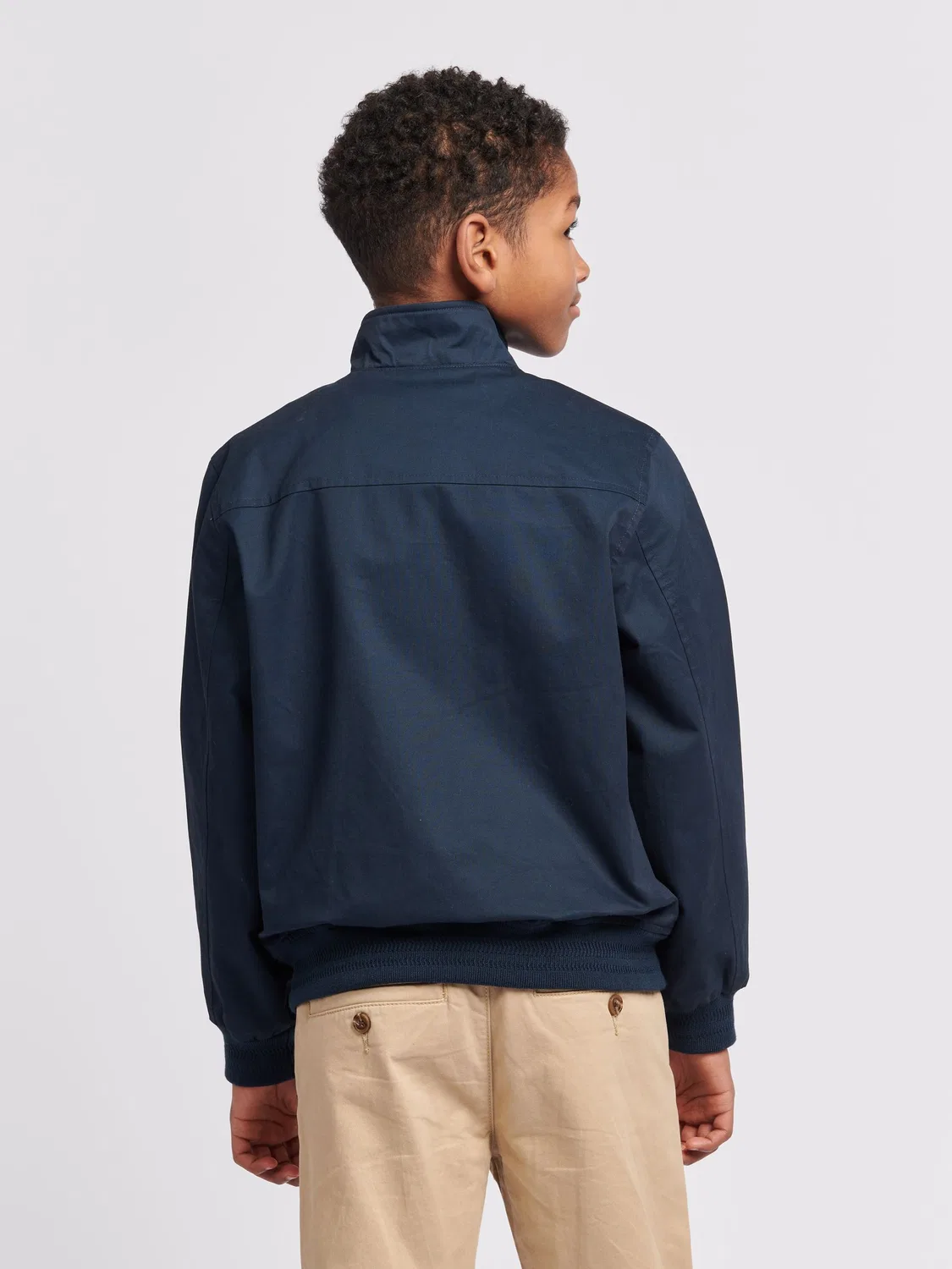 Куртка Harrington из твила U.S. Polo Assn., синяя — фото 4