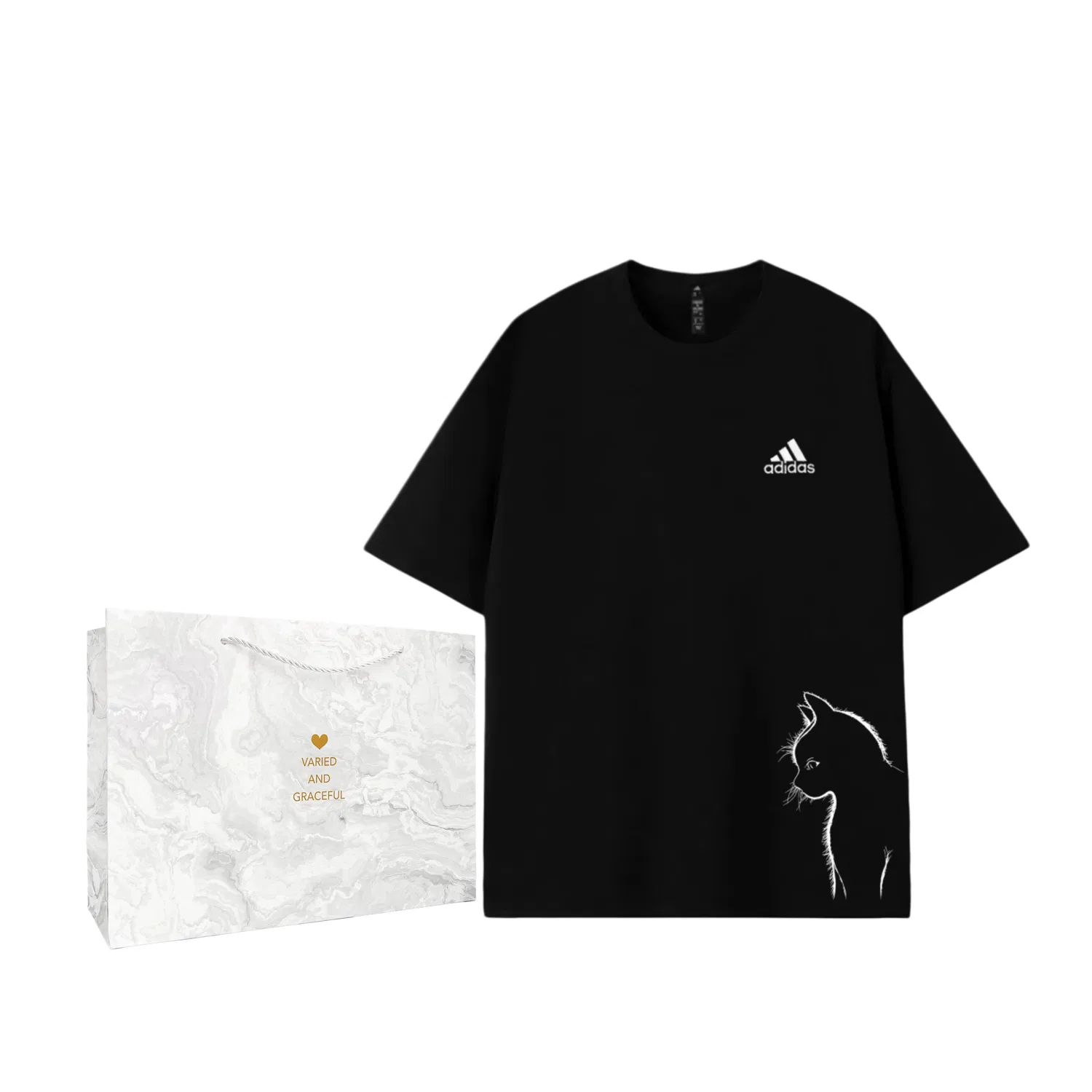 Футболка с круглым вырезом Adidas, Shopping Bag