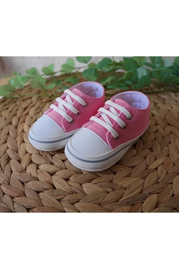 Детские пинетки спортивные вязаные Butik, Pink