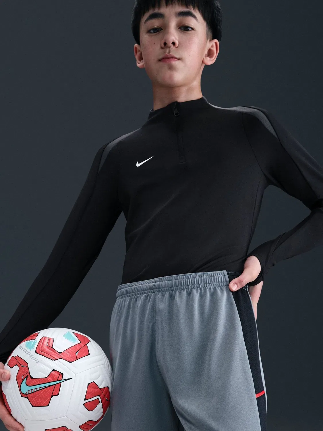 Шорты Dri-FIT Academy 25 Nike, Cool Grey Black — фото 3