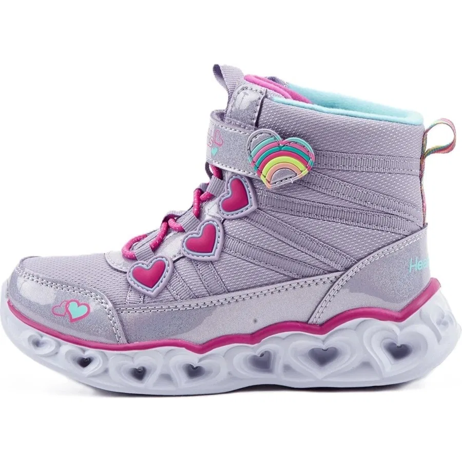 Детские кроссовки со светящимися вставками Heart Lights Sweet Styling Skechers, Фиолетовый