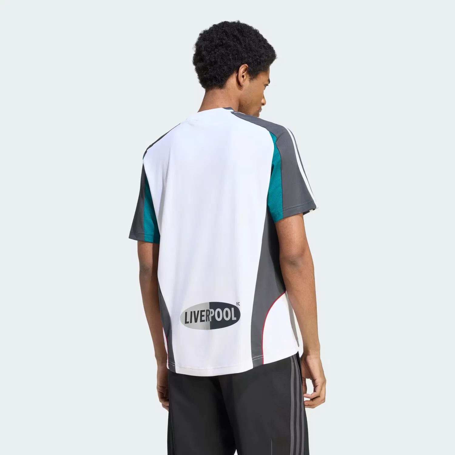 Мужская футбольная футболка с принтом Teamgeist 26 Adidas Originals, белая — фото 3