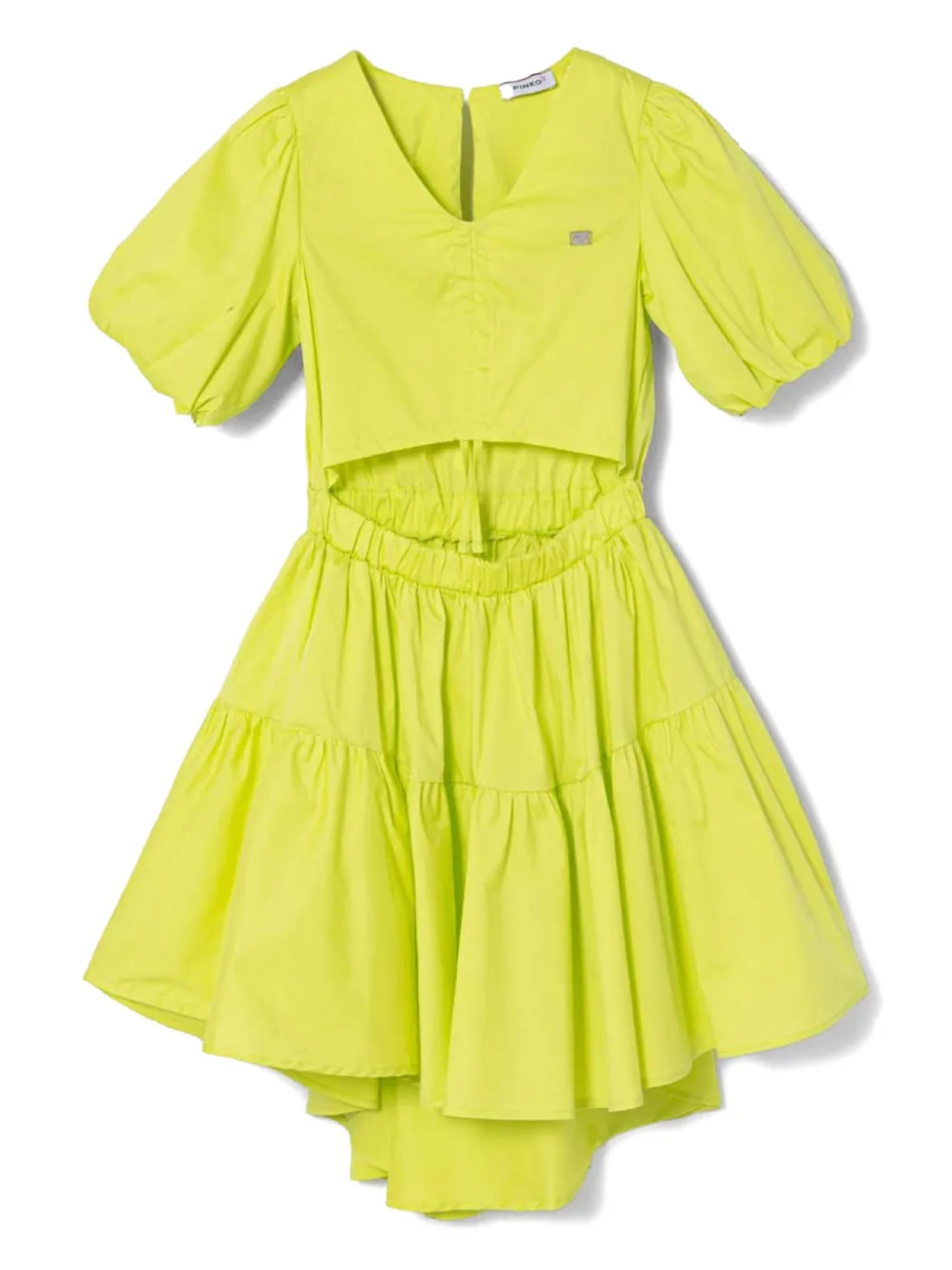 

Платье Pinko Kids с вырезами, зеленый