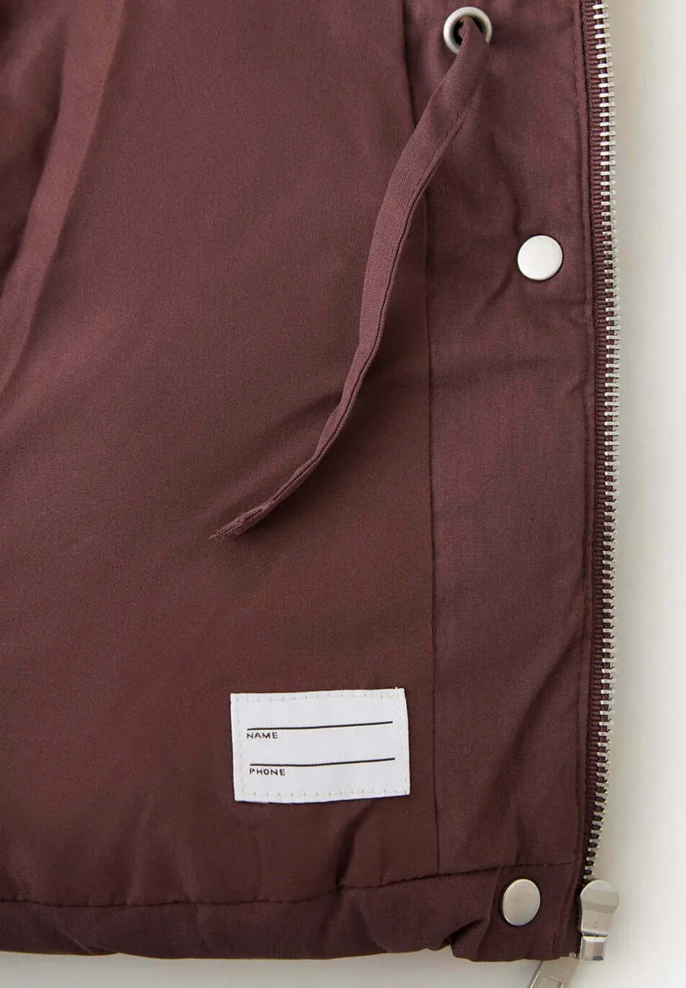 Детская зимняя куртка Mango Kids, Mottled Bordeaux — фото 3