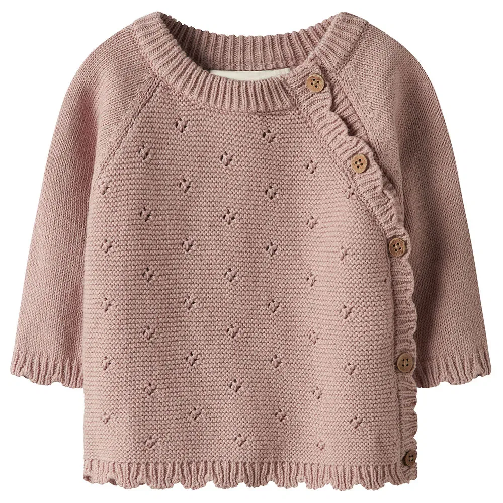 Свитер Name It Laguna Wrap LilAtelier, бежевый