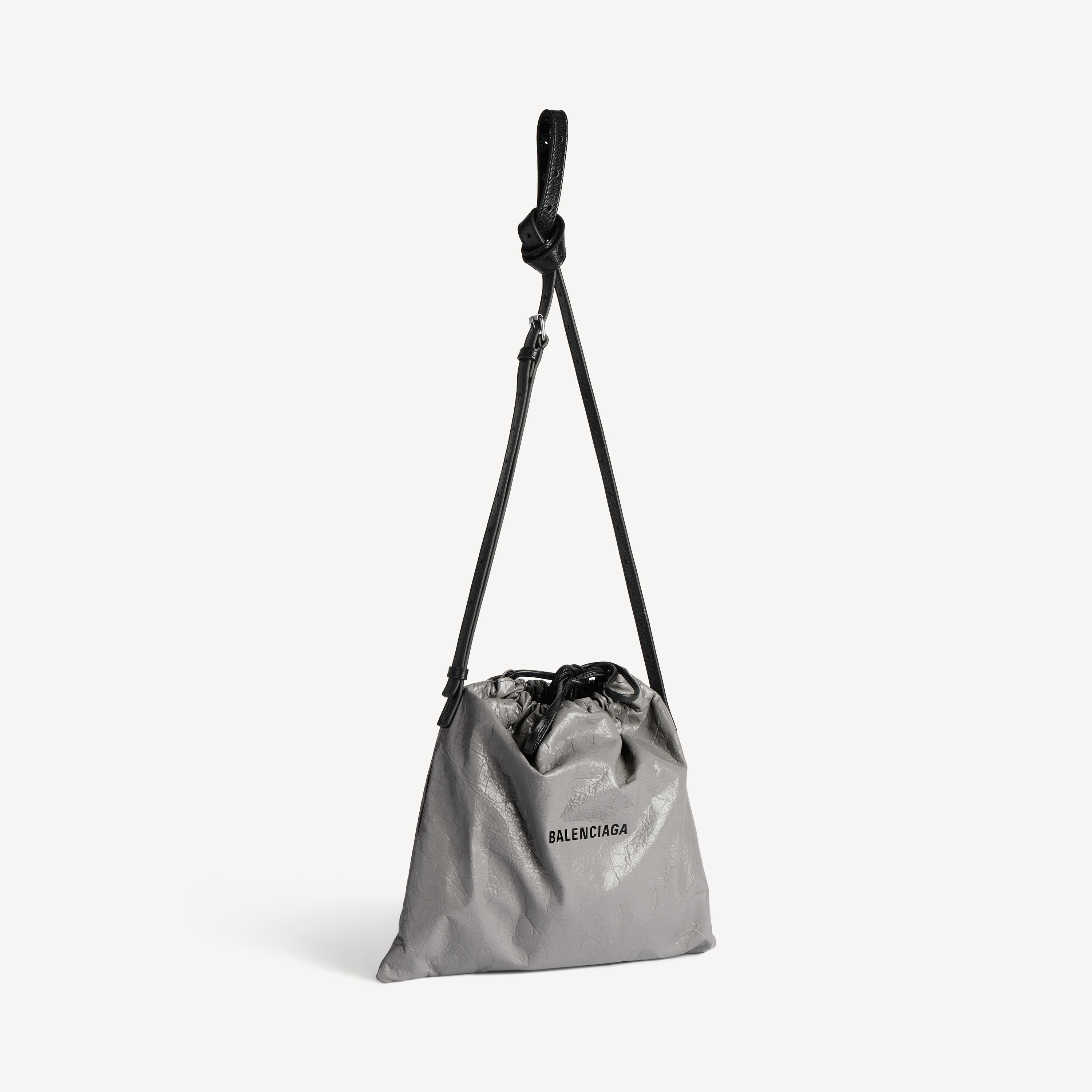 Мужская сумка через плечо shopper dust bag среднего размера в цвете balenciaga grey BALENCIAGA, balenciaga серый — фото 2