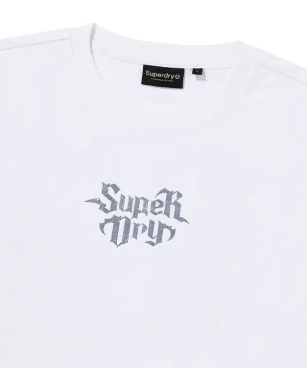 Футболка с принтом Rock and Roll, Superdry, белый — фото 3