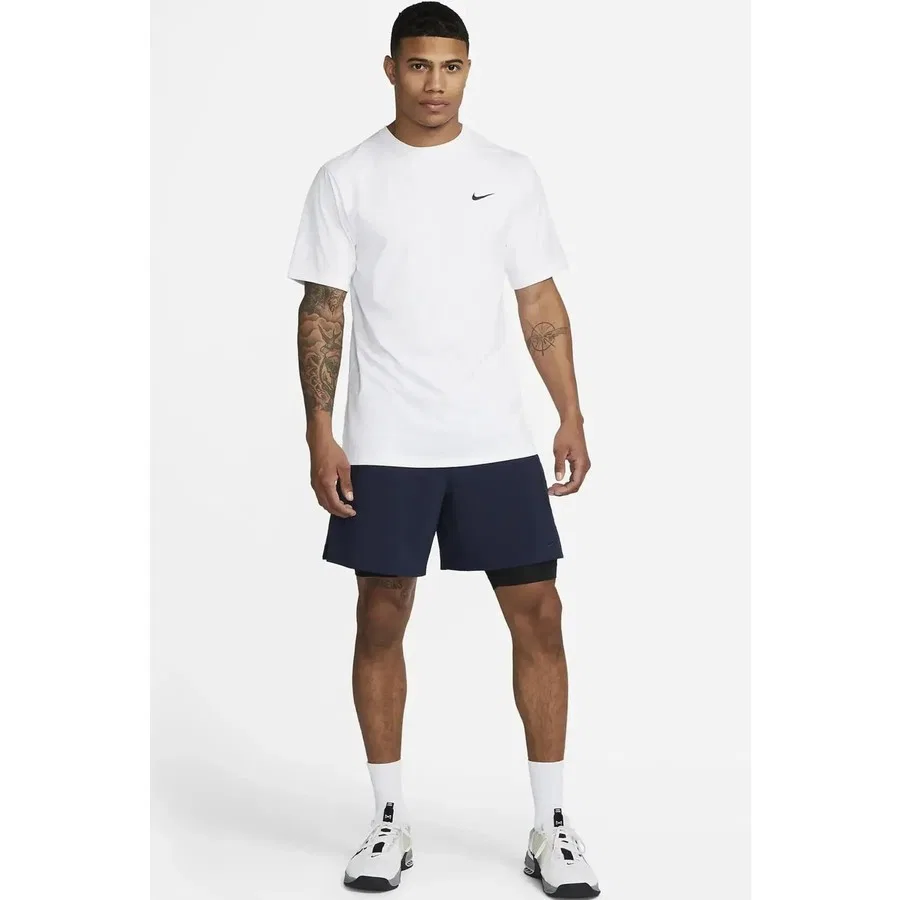 Футболка спортивная хлопковая Nike Sportswear Club, Белый — фото 3