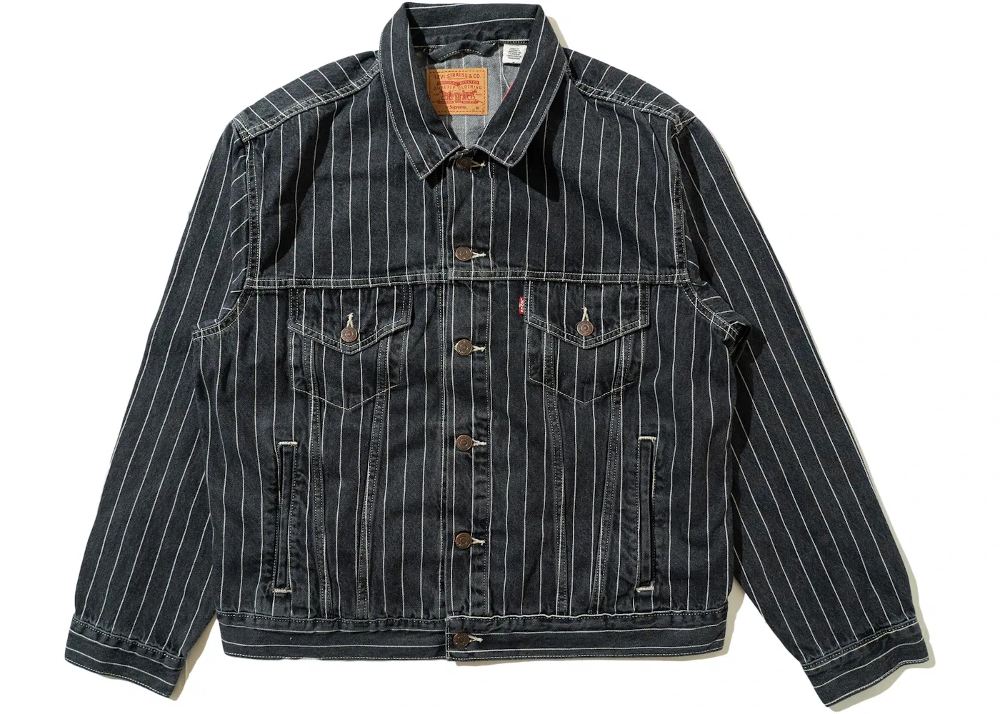 Мужская куртка-пинстрип Black Stripe Supreme