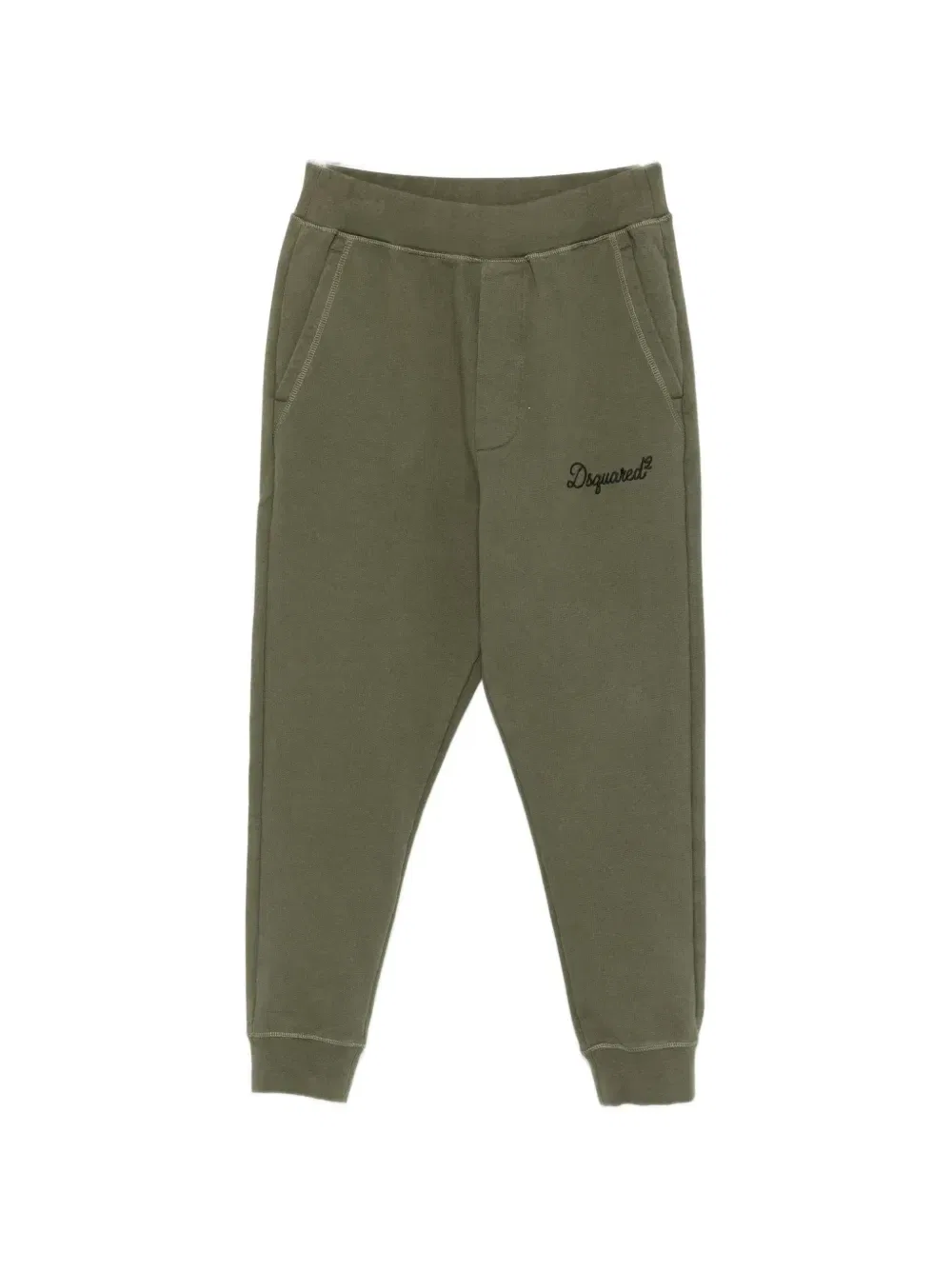 Спортивные брюки Dean из хлопка Dsquared2, зеленый