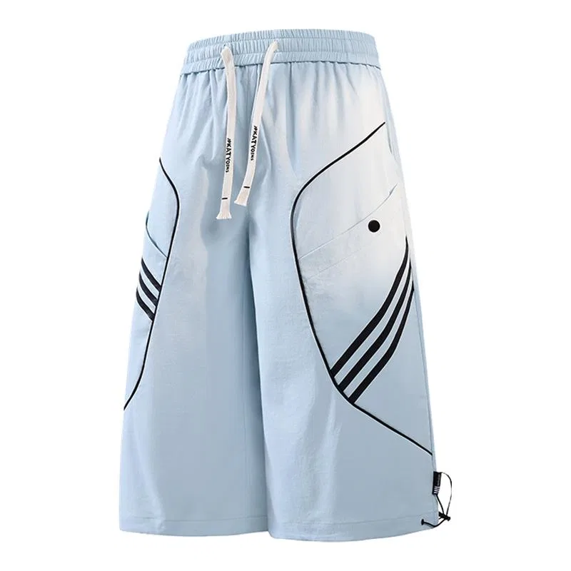 Детские шорты повседневные с завышенной талией Sugarfunk, Upgraded Light Blue