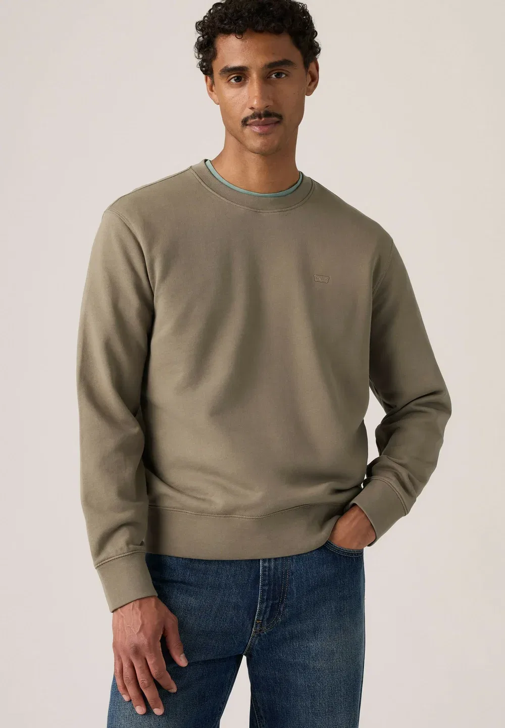 Оригинальная толстовка HM Crew Levi'S, Straw - Browns — фото 4