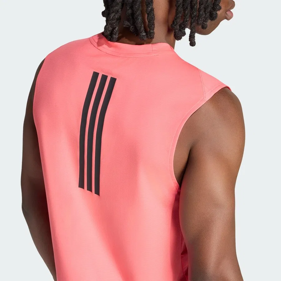 Спортивная футболка ADIDAS PERFORMANCE Performance Shirt 'D4T Power' розового цвета — фото 4