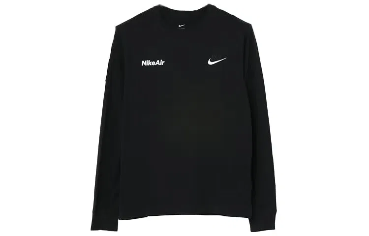 Лонгслив с логотипом Nike, черный