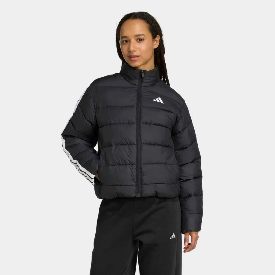 Женская ветрозащитная куртка с капюшоном adidas Essentials Climawarm Mont JM8421, Черный