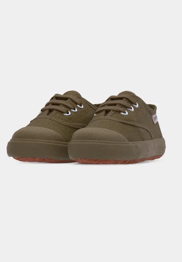 Кроссовки текстильные 2118 kids unisex Superga, темно-зеленый/кремовый/оливковый — фото 3