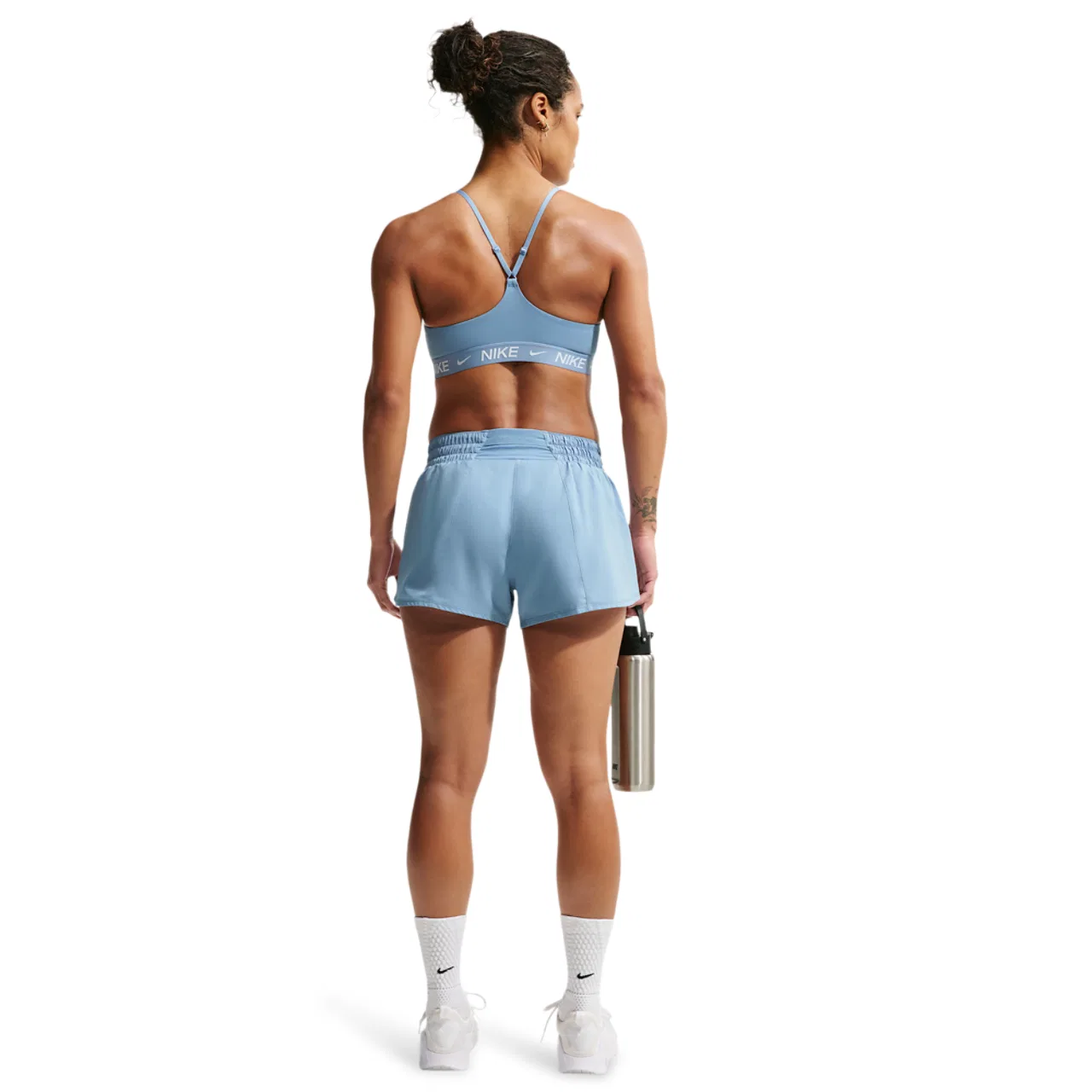 Женский спортивный бюстгальтер Dri-FIT Indy Nike, цвет Work Blue — фото 4
