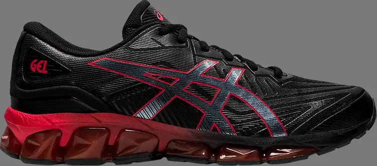 

Кроссовки gel quantum 360 7 'black red alert' Asics, черный