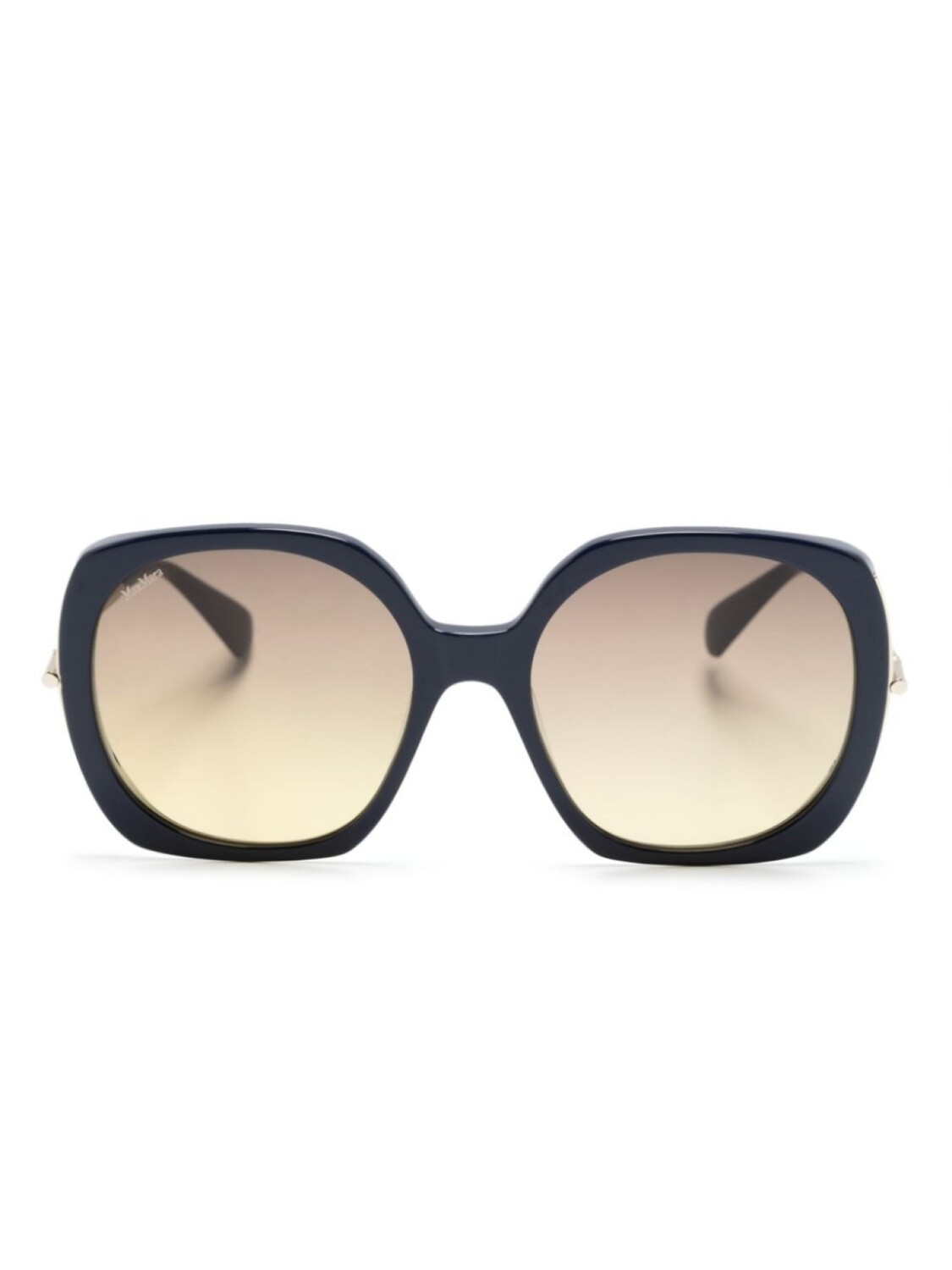 

Солнцезащитные очки в квадратной оправе Max Mara Eyewear, синий