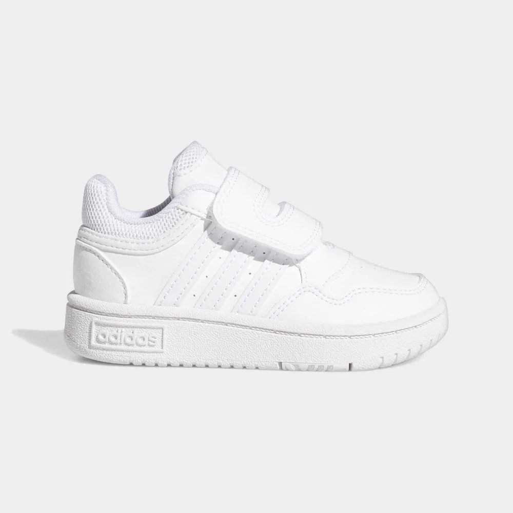 Детские спортивные кроссовки на липучках с нескользящей подошвой GW0442 Hoops adidas