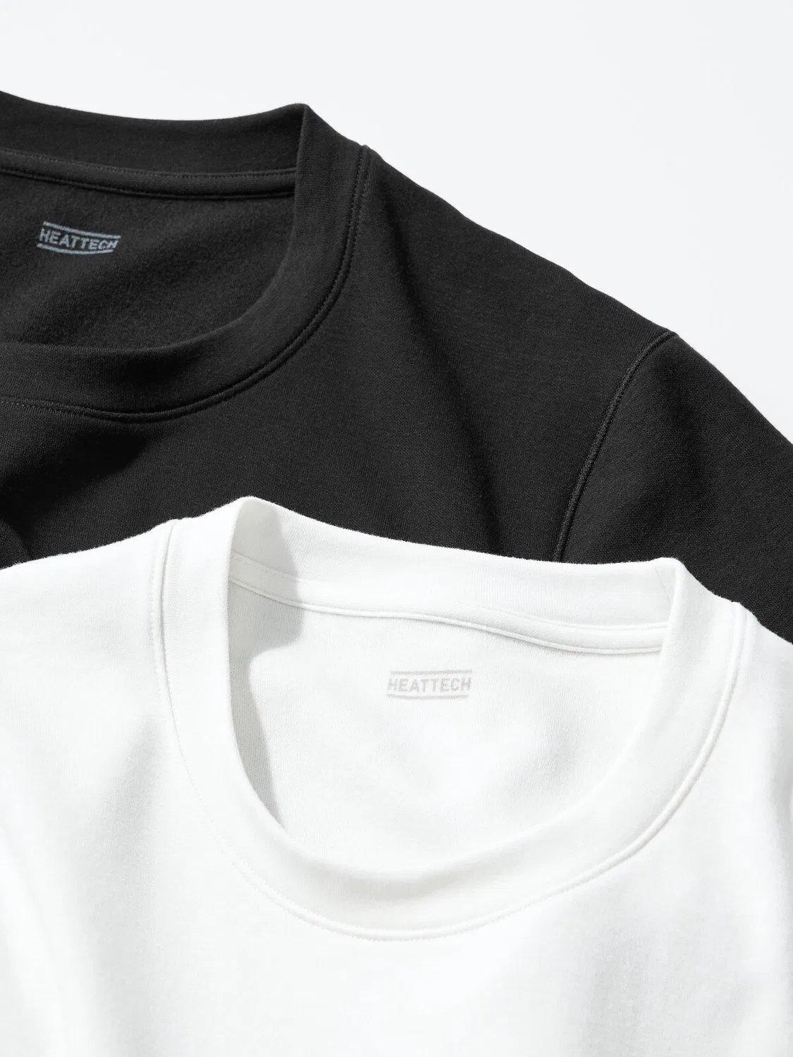 Футболка Uniqlo Heattech, хлопковая, кремовый — фото 3