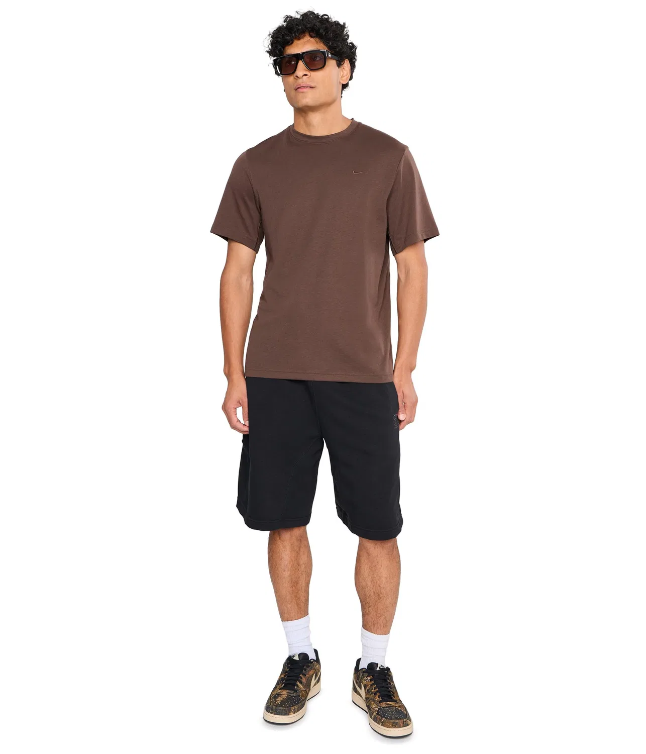 Флисовые шорты Dri-FIT NAC Nike, Black/Clear — фото 2