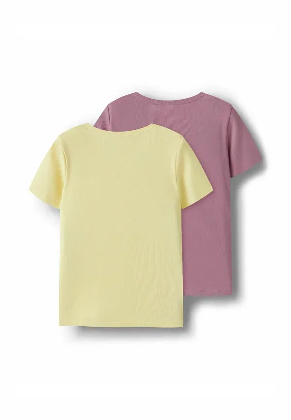 Комплект из 2 футболок хлопковых Basic T-shirt Two Soon Pastel Yellow, желтый — фото 4