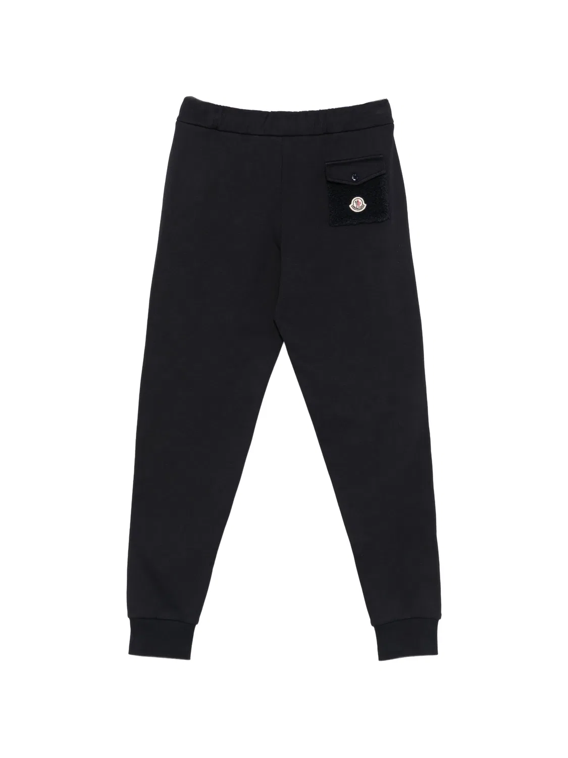 Синие хлопковые спортивные брюки Moncler, синий — фото 2