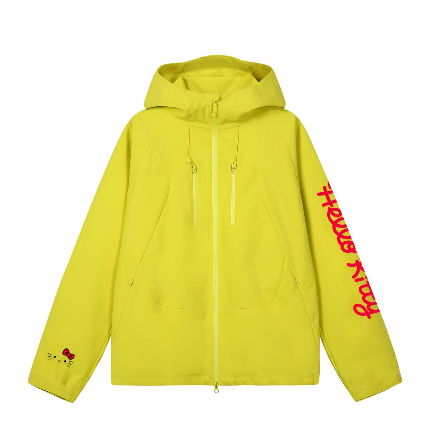Детская ветровка с капюшоном Sanrio, Emerald Yellow