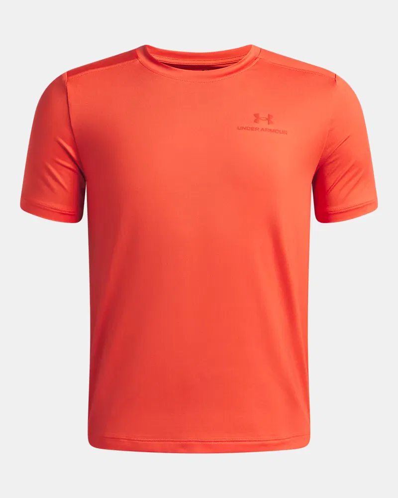 Футболка с коротким рукавом для мальчиков быстросохнущая UA Vanish UnderArmour, Venom Red