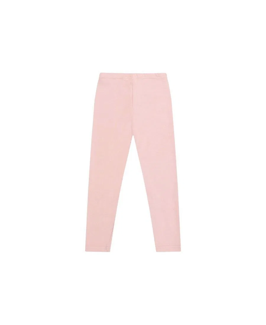 Леггинсы с вертикальным рубчиком Girls Must-Haves Deux par Deux, Pale Dusty Pink — фото 2