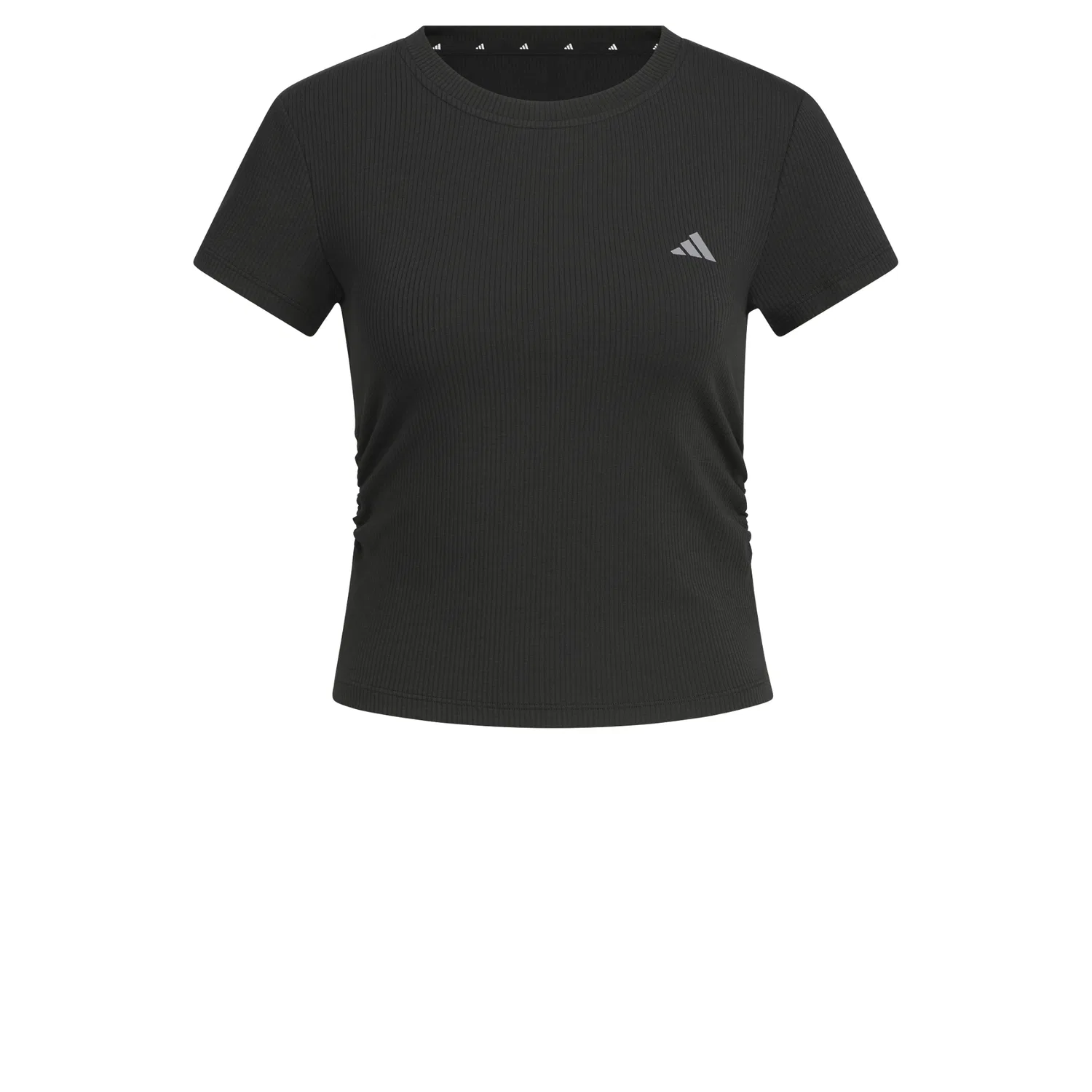 Женская чёрная футболка с коротким рукавом от Adidas — фото 3