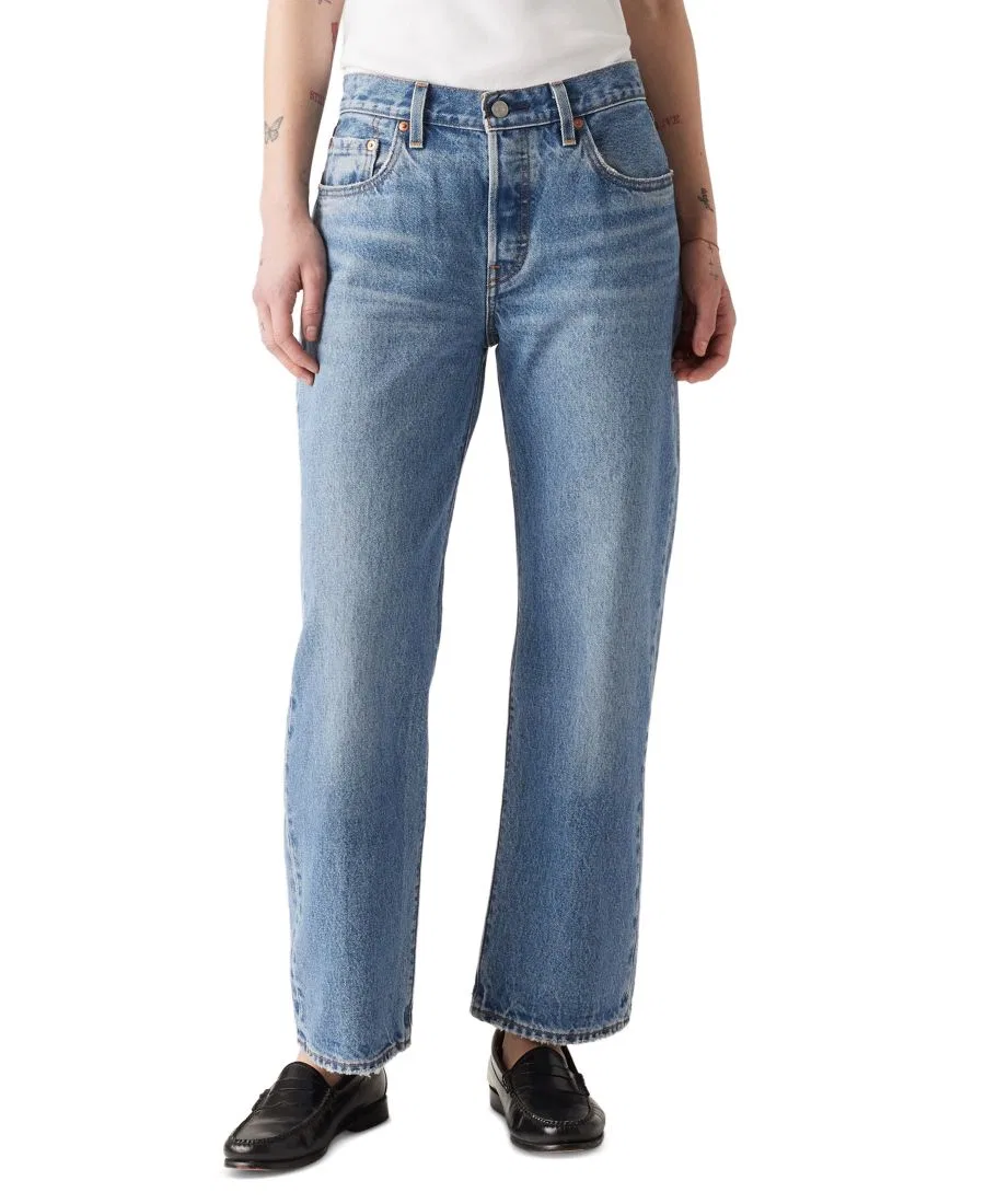 Джинсы прямого кроя Premium 501 90's Ankle Mid-Rise Straight-Fit Levi's, Sweetest Taboo