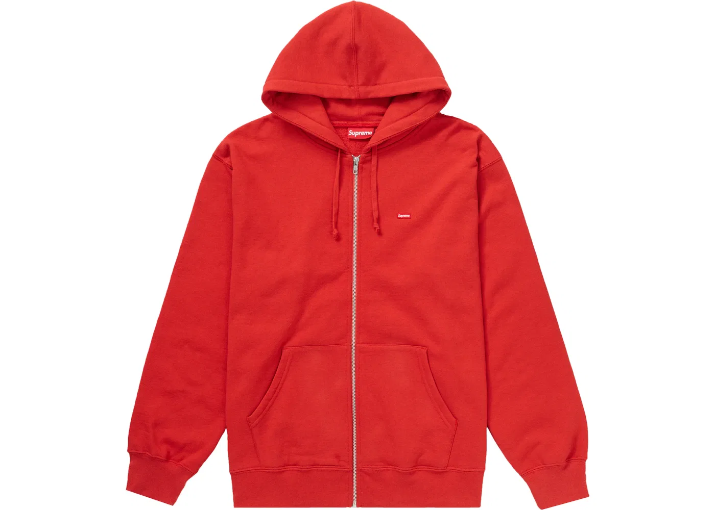 Мужской худи на молнии с принтом Supreme Sweatshirt, Burnt Red