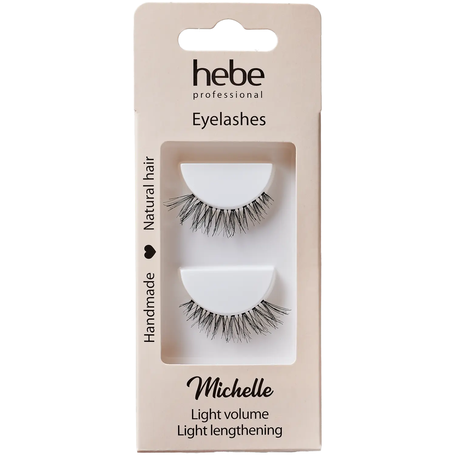 

Hebe Professional Michelle многоразовые натуральные ресницы, 1 упаковка