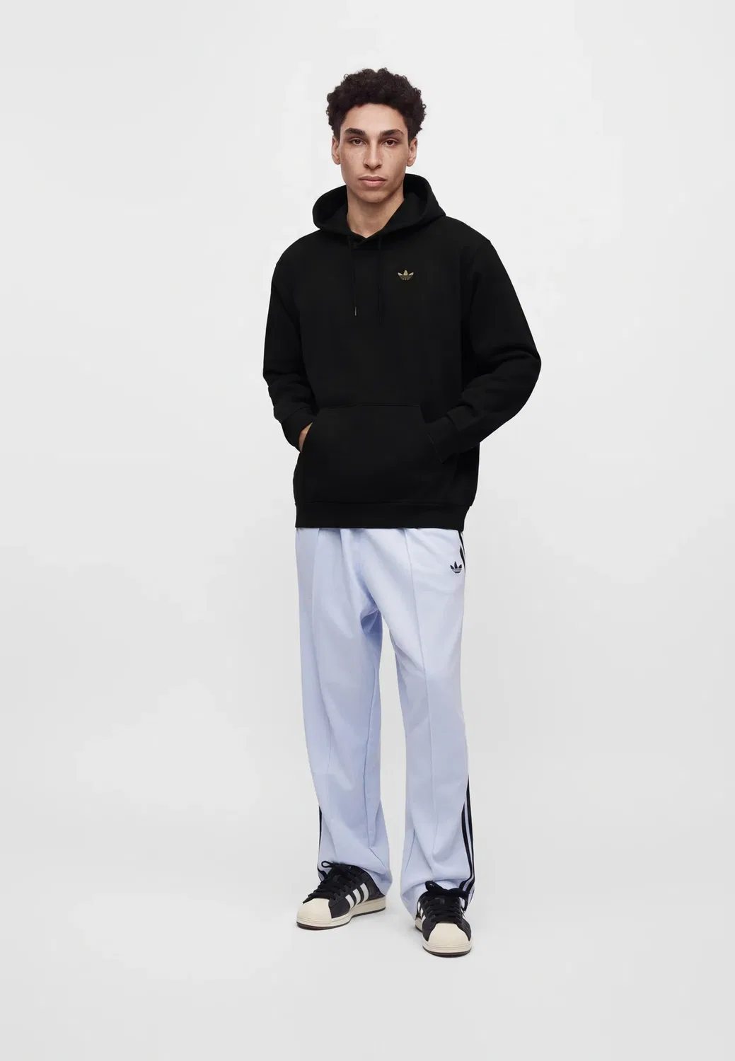 Толстовка с логотипом скейтбординга - худи Adidas Originals, Black — фото 2