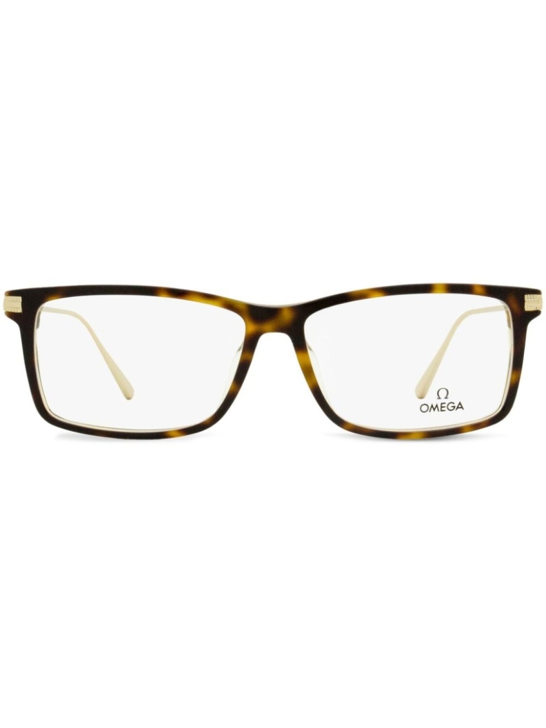 

OMEGA EYEWEAR очки в прямоугольной оправе, коричневый