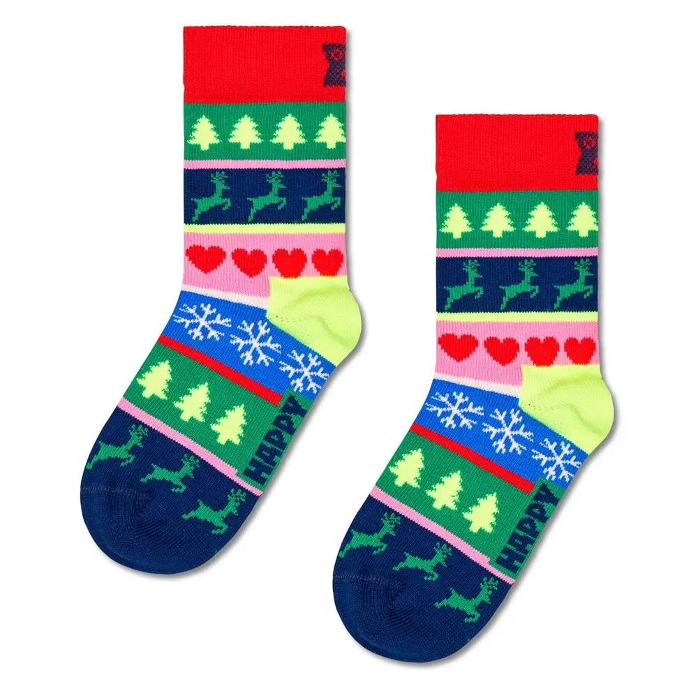 Носки Happy Socks Christmas Stripe, мультиколор