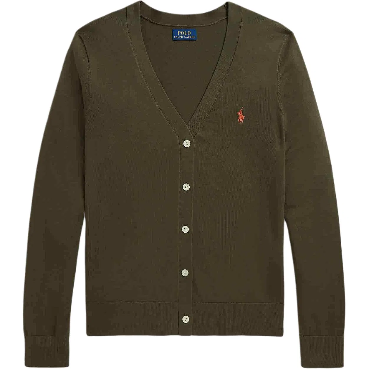 Женский джемпер V-образный вырез Polo Ralph Lauren, Dark Green