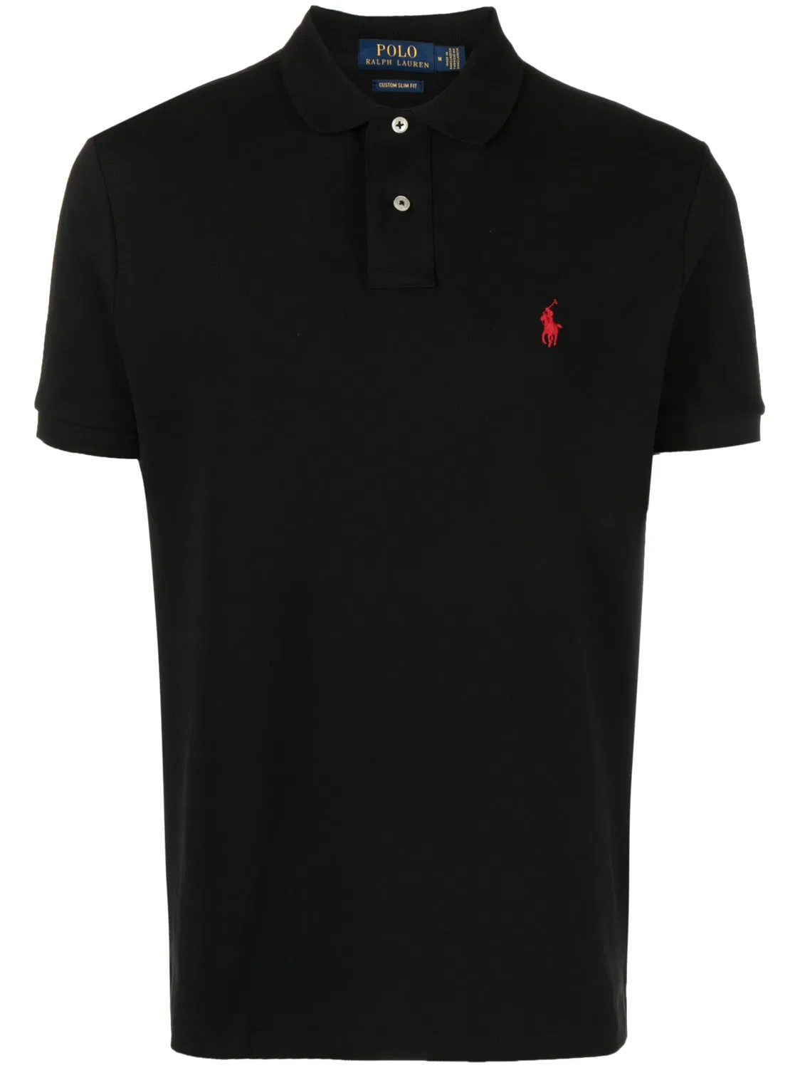 Polo Ralph Lauren Поло с вышивкой, черный