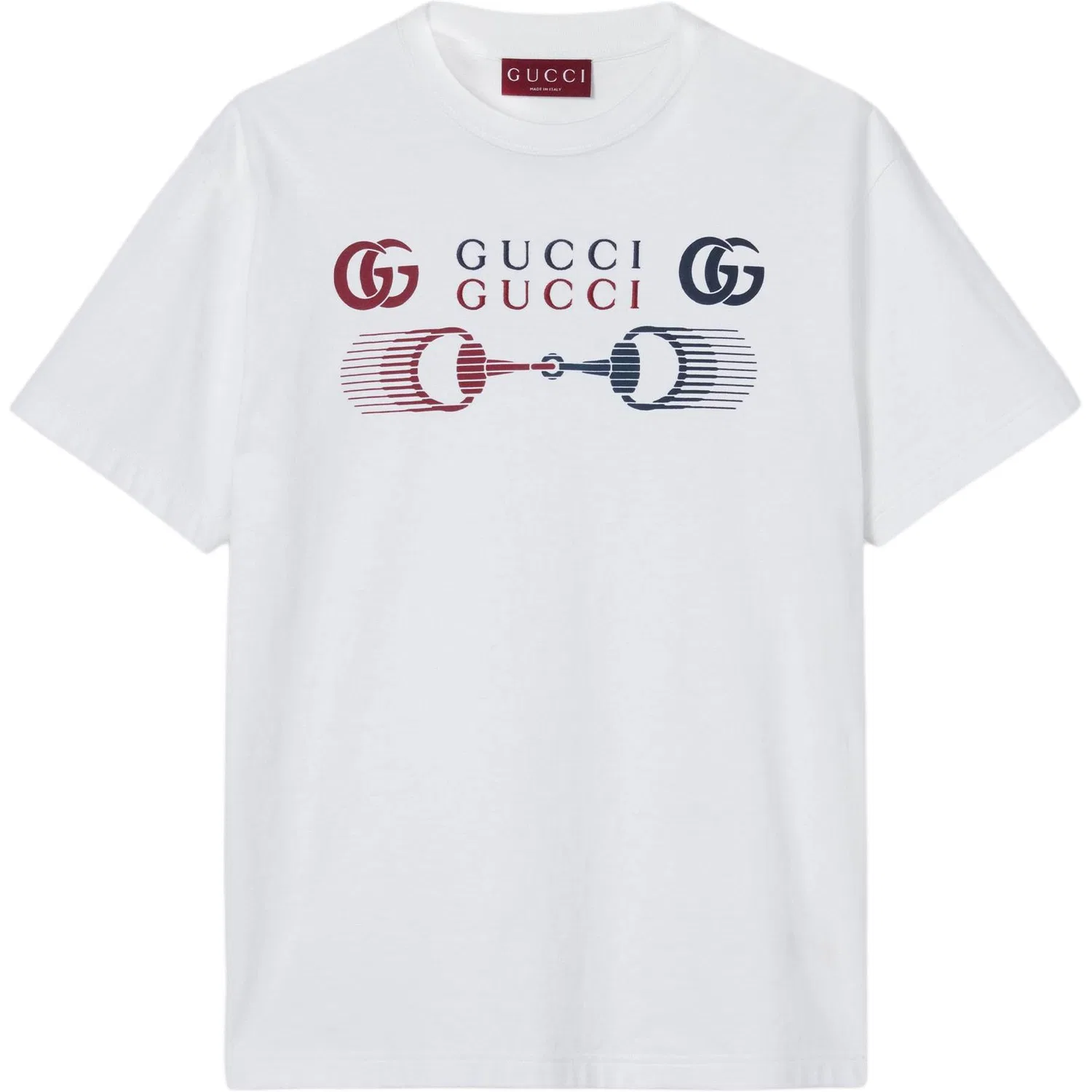 Мужская футболка с принтом GUCCI, White