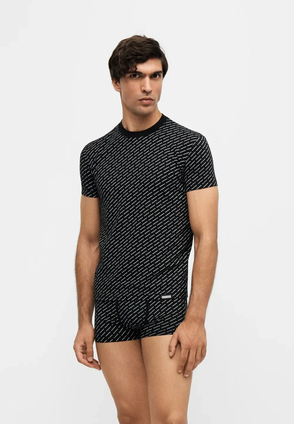 Рубашка с круглым вырезом Dsquared2, Black