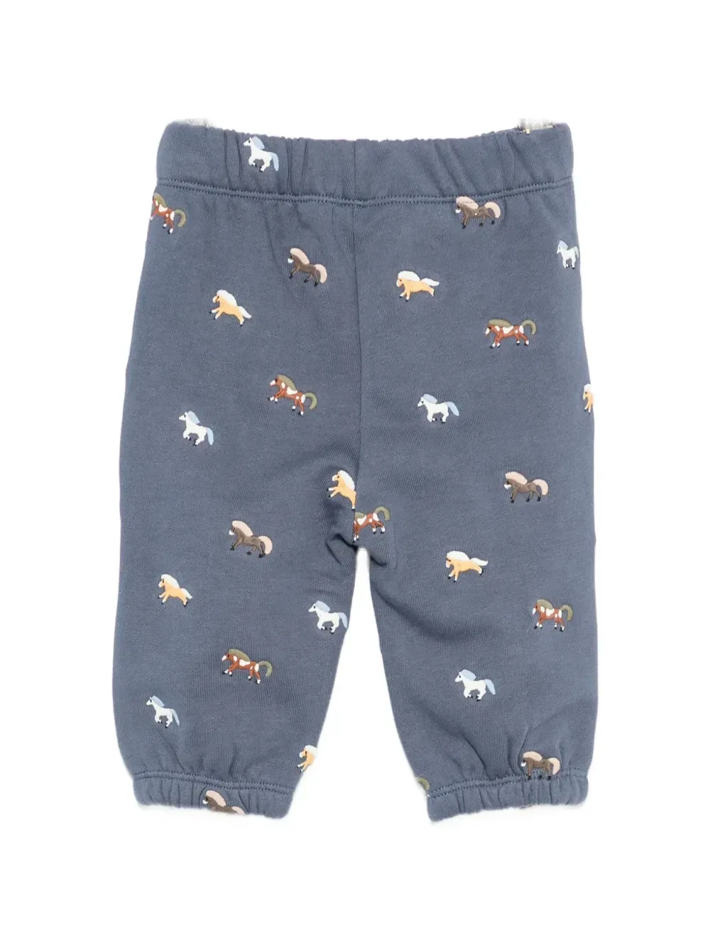 Спортивные штаны с принтом в виде лошади Stella Mccartney Kids, синий — фото 2