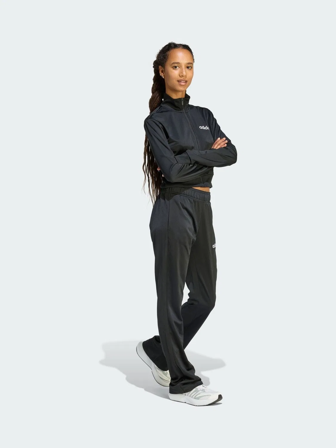 Спортивный костюм Glam Tracksuit adidas, черный — фото 3